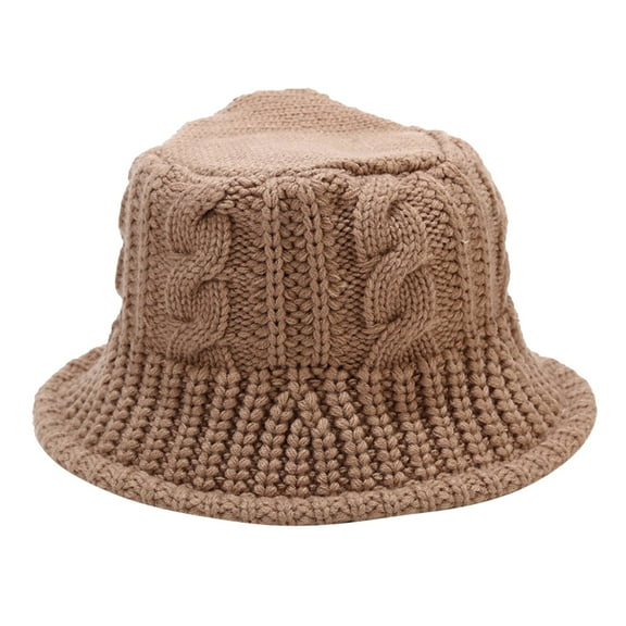 Men's Solar Powered Bucket Hat - Rechargeable Fan Cooling Hat Fishing Ladies All Round Face Windproof Handwoven Fisherman Hat Winter Coarse Wool Line Basin Hat