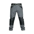 thumbnail image 1 of Men's Solid Color Camouflage Tactical Work Pants with Multi-Pocket Design, Rip-Resistant Fabric for Outdoor Activities and Casual Wear (Durable & Functional),Gray M, 1 of 5