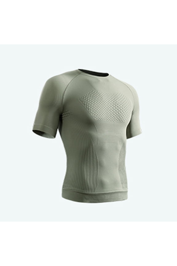 Men's Solid Color Casual Round Neck Long Sleeve Running Training Jacket