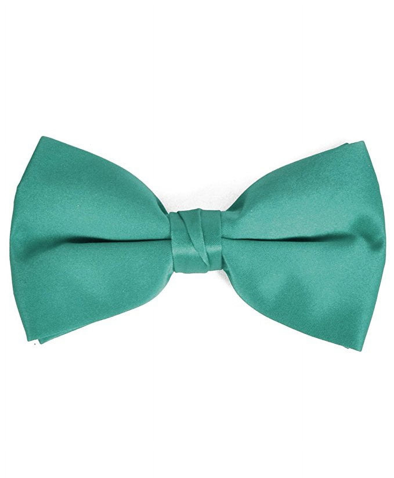 Men's Solid Color Clip On Bow Tie