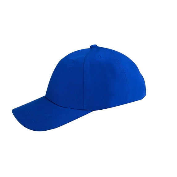 Men's Solid Color Cotton Baseball Cap Adjustable Classic Lightweight Casual Dad Hat by Yigetop Blue One Size