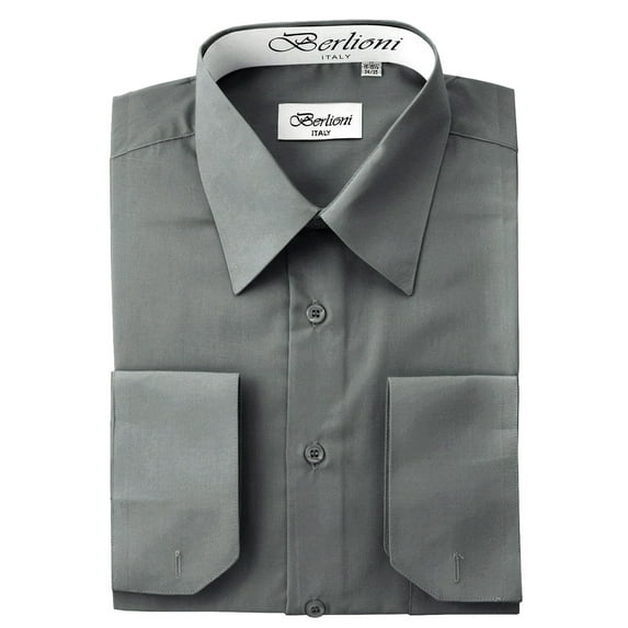 Men's Solid Color Dress Shirt