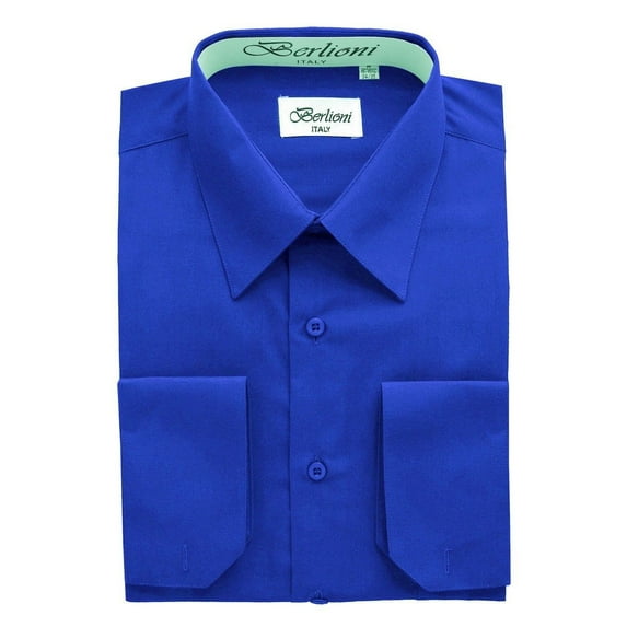 Men's Solid Color Dress Shirt