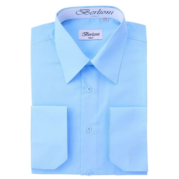 Men's Solid Color Dress Shirt