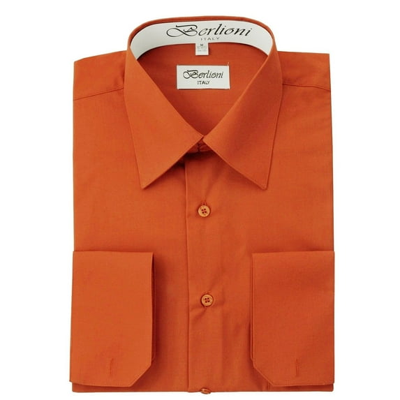 Men's Solid Color Dress Shirt