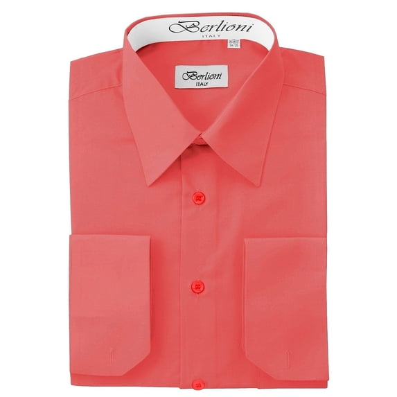 Men's Solid Color Dress Shirt