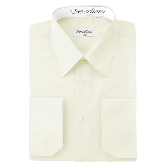 Men's Solid Color Dress Shirt