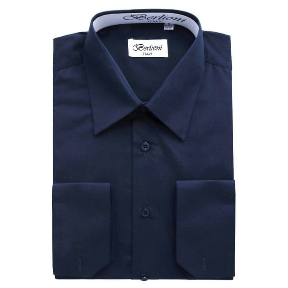 Men's Solid Color Dress Shirt