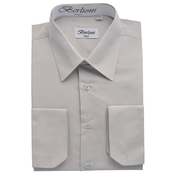 Men's Solid Color Dress Shirt