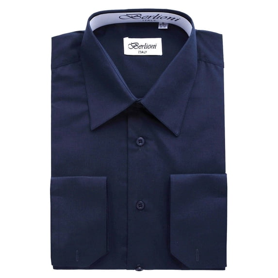 Men's Solid Color Dress Shirt