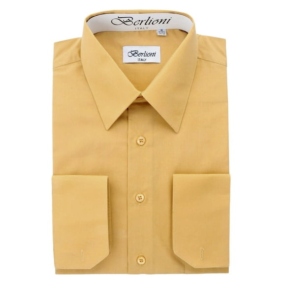 Men's Solid Color Dress Shirt