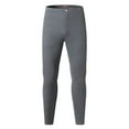thumbnail image 1 of Men's Solid-Color Fleece-Lined Pants Stretch Thermal Slim-Fit Cold-Resistant Thickened Base Layer Pants, 1 of 4