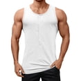 thumbnail image 1 of Men's Solid Color Mesh Hooded V-Neck Hollow Thin Sleeveless Loose Fit Vest Top for Summer Casual Wear Mens Muscle Gym Tank Top Breathable Sleeveless Shirts for Active Men, 1 of 7