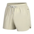 thumbnail image 1 of Men's Solid Color Polyester Breathable Athletic Shorts for Summer Outdoor Sports and Casual Wear, 1 of 4