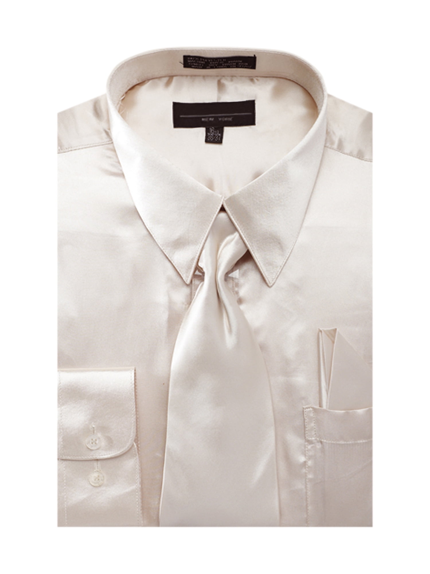 sachin and babi light blue dress YourTies Champagne Color Dress Shirt Men's Silk Long Sleeve Button Top main image 1
