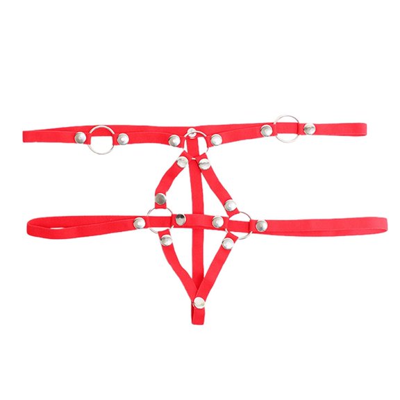 Men's Solid Color Sexy Underwear Ring Hollow Underwear Thong