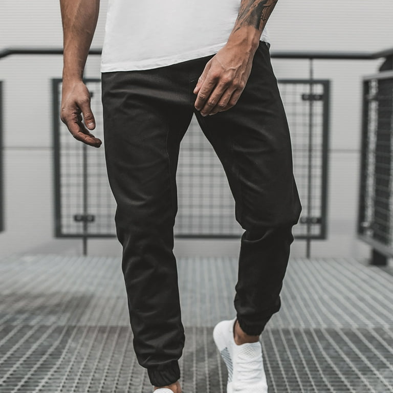 Mens athletic trousers hot sale