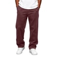 thumbnail image 1 of Men's Solid Color Sweatpants Loose Fit Casual Lounge Pants with Side Pockets 3XL, 1 of 8