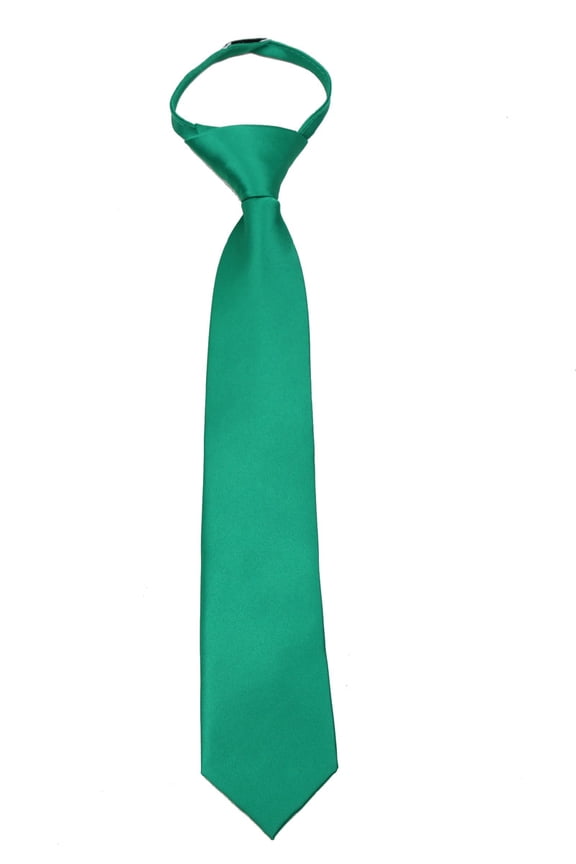 Men's Solid Color XL Extra Long Zipper Big & Tall Necktie Ties - Many Colors Available