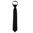 thumbnail image 1 of Men's Solid Color XL Extra Long Zipper Big & Tall Necktie Ties - Many Colors Available, 1 of 1