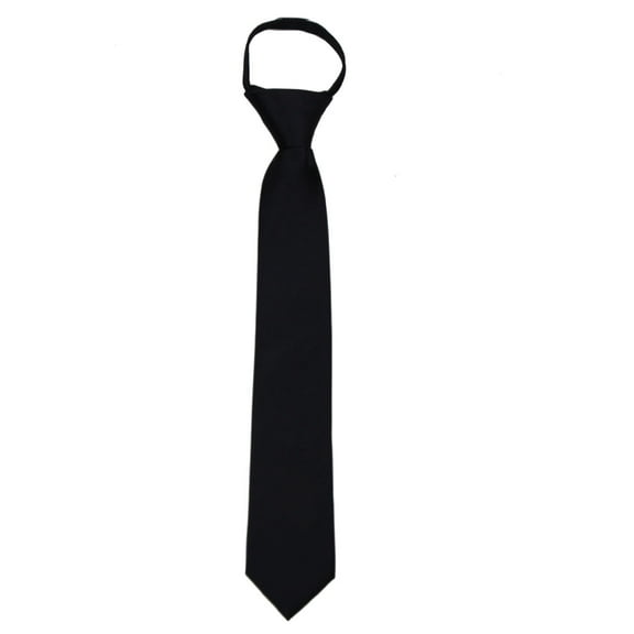 Men's Solid Color XL Extra Long Zipper Big & Tall Necktie Ties - Many Colors Available