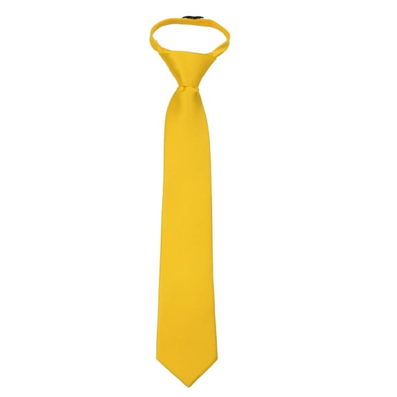 Men's Solid Color XL Extra Long Zipper Big & Tall Necktie Ties - Many Colors Available
