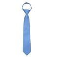 thumbnail image 1 of Men's Solid Color XL Extra Long Zipper Big & Tall Necktie Ties - Many Colors Available, 1 of 1