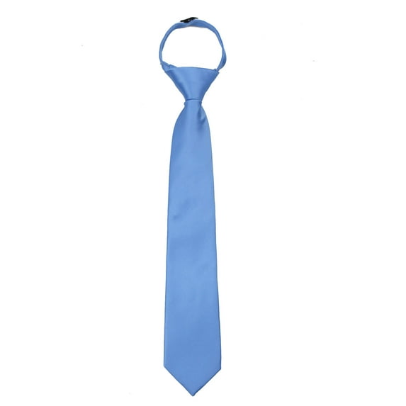 Men's Solid Color XL Extra Long Zipper Big & Tall Necktie Ties - Many Colors Available
