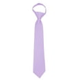 thumbnail image 1 of Men's Solid Color Zipper Necktie Ties - Many Colors Available, 1 of 1