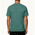 thumbnail image 1 of Men's Solid Crew Neck Short Sleeve T-Shirt, Regular Fit Lightweight Casual Basic Summer Top S, 1 of 5