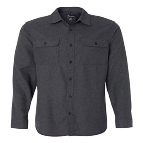 Men's Solid Flannel Shirt