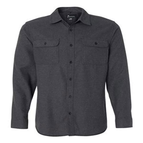 Men's Solid Flannel Shirt