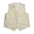 thumbnail image 1 of Men's Solid Formal Vest Light Olive for Tuxedo and Suit, 1 of 1