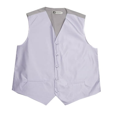 Men's Solid Formal Vest Lilac for Tuxedo and Suit