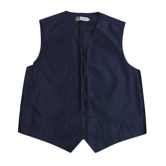 Men's Solid Formal Vest Navy for Tuxedo and Suit