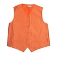 thumbnail image 1 of Men's Solid Formal Vest Orange for Tuxedo and Suit, 1 of 1