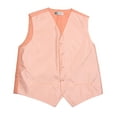 thumbnail image 1 of Men's Solid Formal Vest Peach for Tuxedo and Suit, 1 of 1