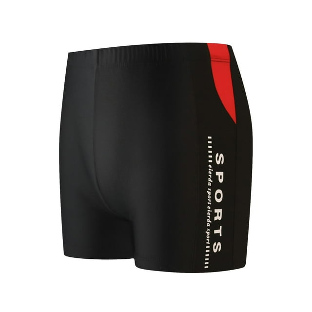 Men's Solid Jammer Swimsuit Prolt Square Leg Shape Retention Swim