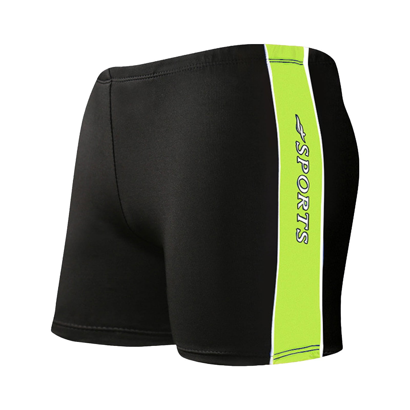 Men's Solid Jammer Swimsuit Prolt Square Leg Shape Retention Swim