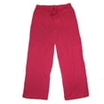 thumbnail image 1 of Men's Solid Lounge Pajama Sleep Pants Sleepwear&nbsp;Red (Small), 1 of 1