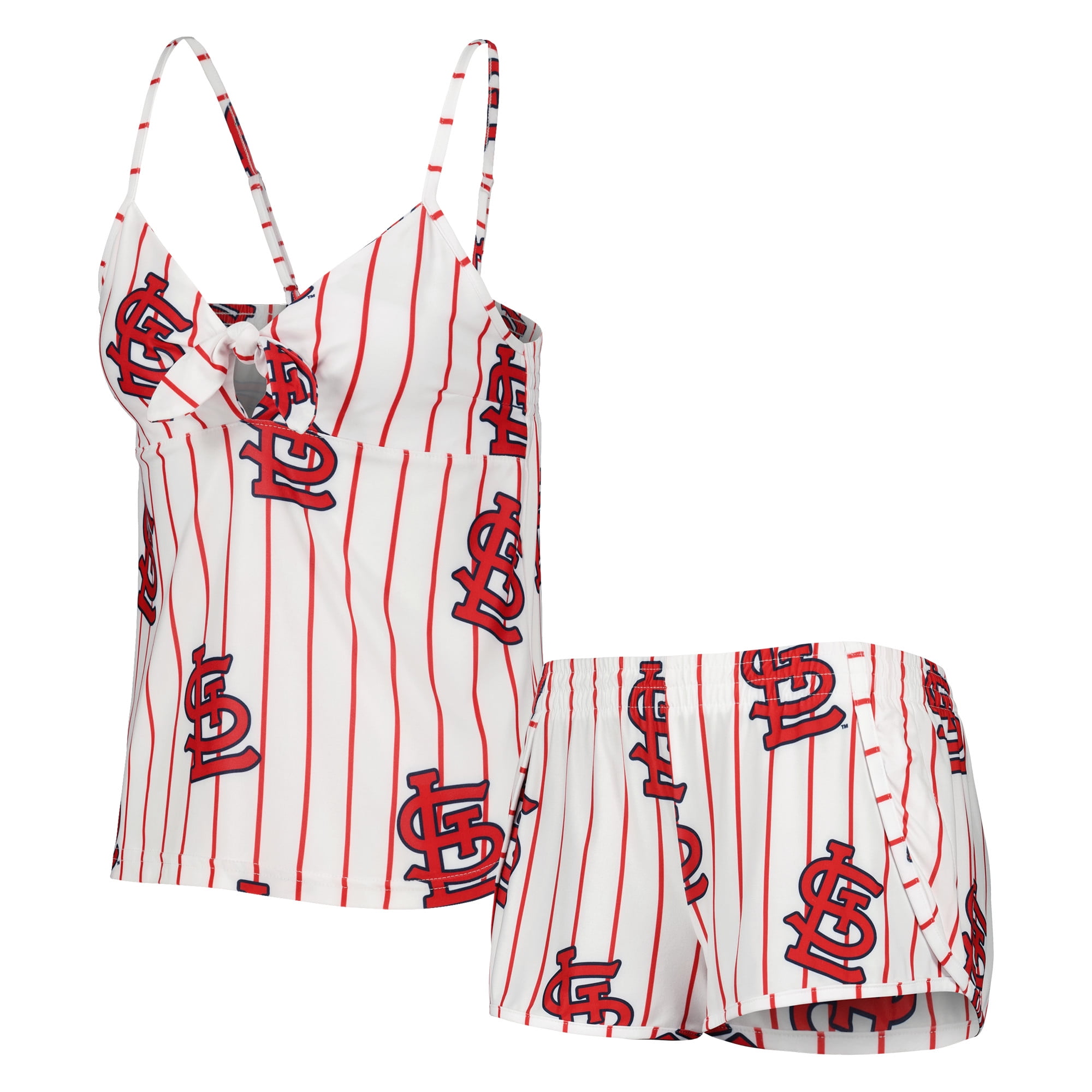 Women's Concepts Sport White St. Louis Cardinals Reel Pinstripe Tank Top &  Shorts Sleep Set, Size: Large, CRD White - Yahoo Shopping