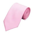thumbnail image 1 of Men's Solid Polyester Dress Shirt with 8cm Tie, Fashion Business Casual Style for Work and Daily Wear, 1 of 6