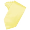 thumbnail image 1 of Men's Solid Satin Neck Tie 59" Long. 3.5" Wide in Canary, 1 of 2
