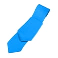 thumbnail image 1 of Men's Solid Satin Neck Tie and Hankie Set in Blue, 1 of 1