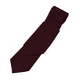 thumbnail image 1 of Men's Solid Satin Neck Tie and Hankie Set in Chocolate, 1 of 1