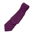 thumbnail image 1 of Men's Solid Satin Neck Tie and Hankie Set in Sangria, 1 of 1