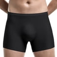 thumbnail image 1 of Men's Solid Seamless Boxer Briefs Black XXXL, 1 of 9