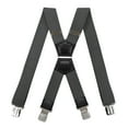 thumbnail image 1 of Men's Solid Suspender Heavy Duty 1.5 Inch High Elasticity and Strong Clip Adjustable Work Suspenders, 1 of 3