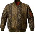thumbnail image 1 of Men's Solid Thick Heavy Orginal Bomber Casual Jacket Fall Winter Weather, 1 of 1