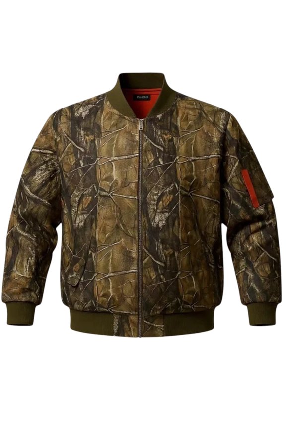 Men's Solid Thick Heavy Orginal Bomber Casual Jacket Fall Winter Weather